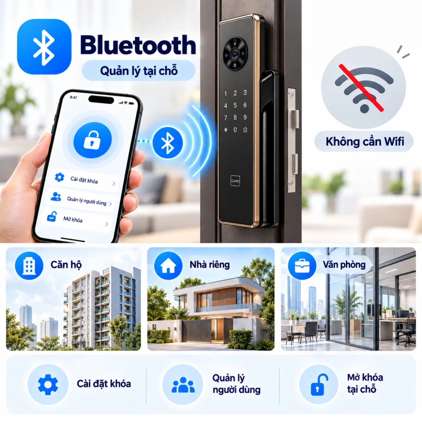 Ai phù hợp với khoá thông minh kết nối qua Bluetooth