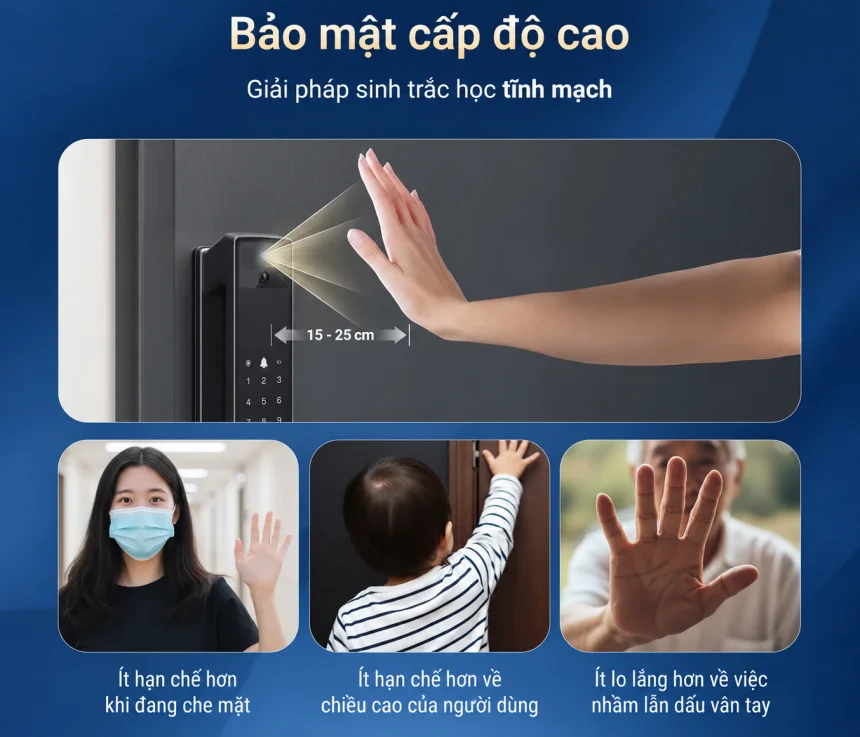 Giải pháp bảo mật sinh trắc học tĩnh mạch