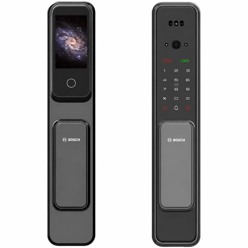 Khóa cửa Bosch EL 600FV Face ID - chi tiết mặt khóa Cận cảnh khóa Bosch EL 600FV, thương hiệu nổi bật trên thị trường khóa thông minh