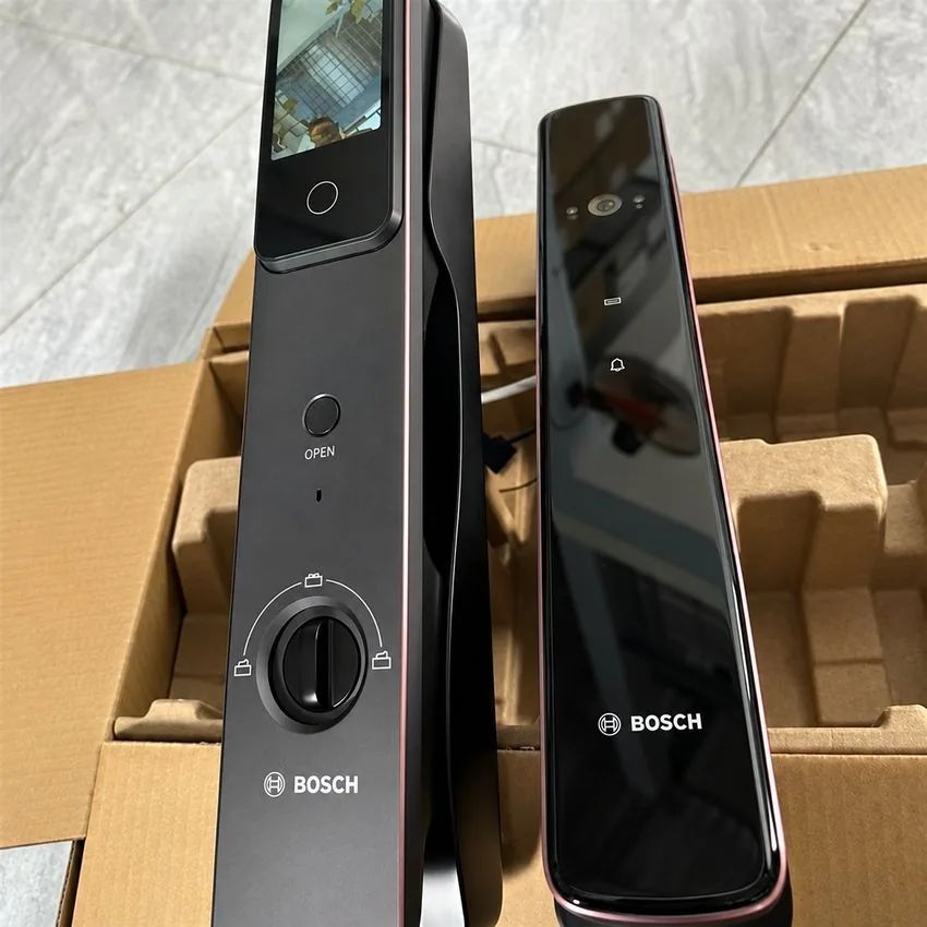 Bộ khóa Bosch EL800FV Face ID đóng hộp đầy đủ Bộ khóa cửa Bosch EL800FV Face ID đầy đủ phụ kiện trong hộp