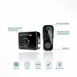 Khóa cửa cổng vân tay Kitos KT-DL03 Pro