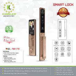 Khóa vân tay KL968 CNC có face ID