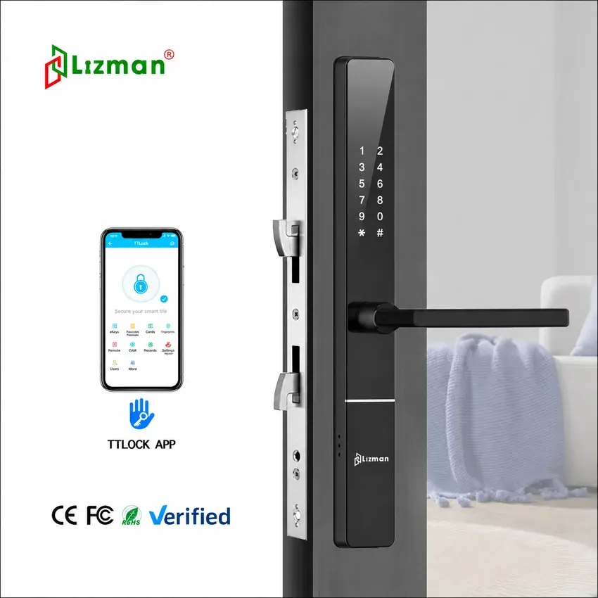 Quản lý khóa thông minh qua app TTlock trên Lizman L208NF Khóa thẻ từ Lizman L208NF quản lý tiện lợi qua ứng dụng điện thoại