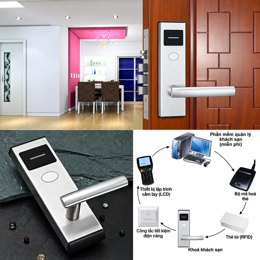 Khoá thẻ từ khách sạn Lizman LM-A11