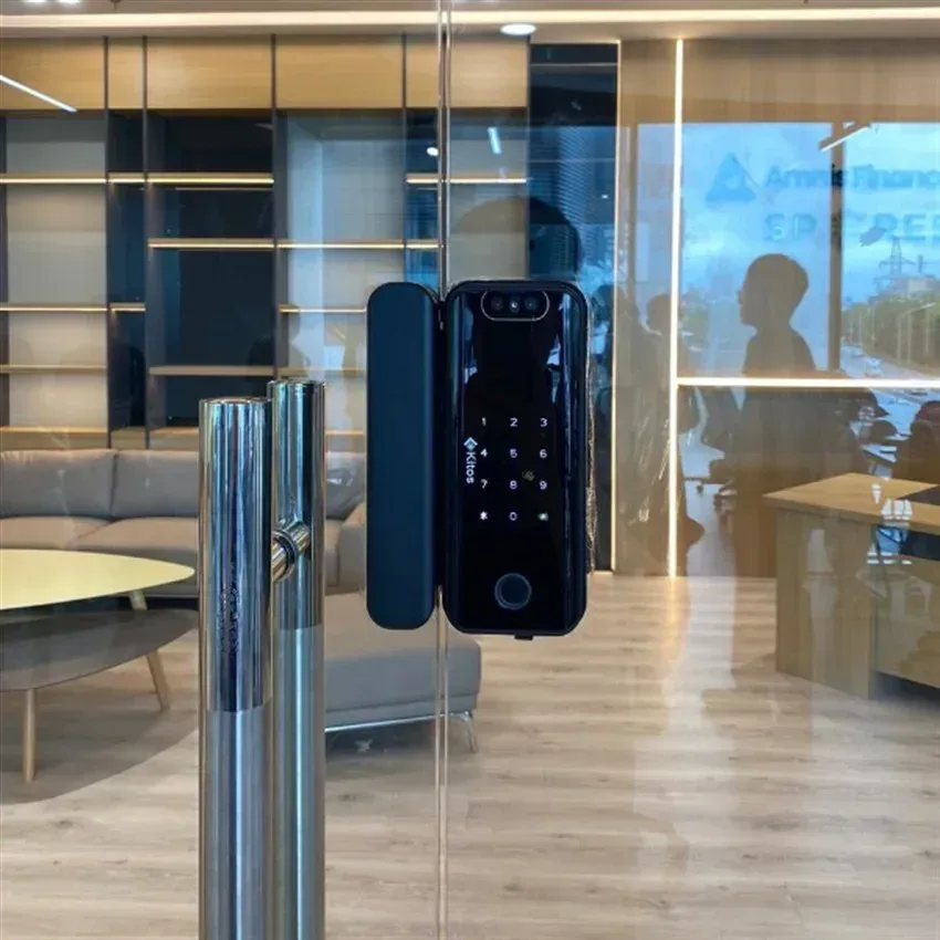 Khóa thông minh cửa kính cường lực Kitos KT GL30 có face ID