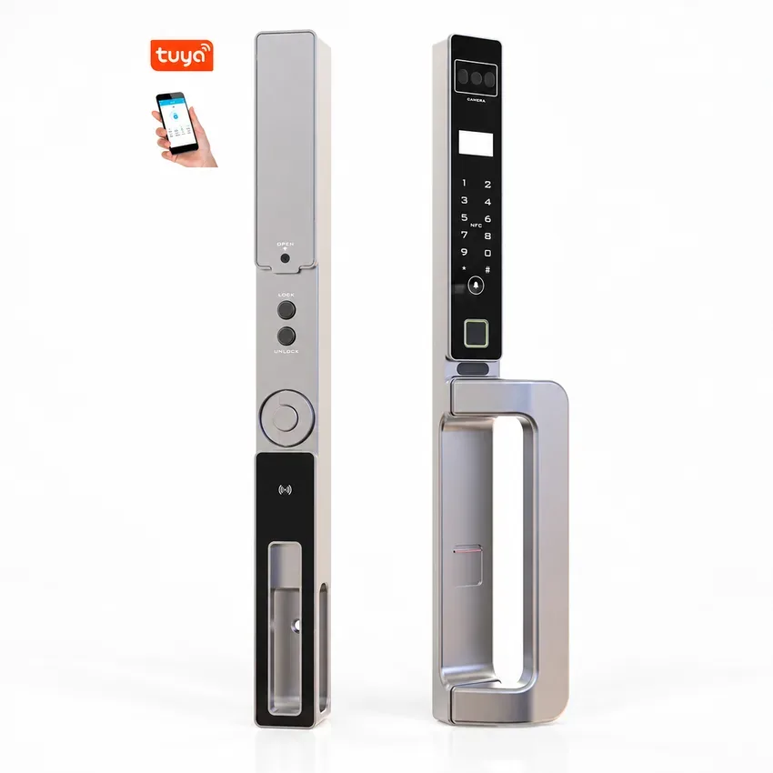 Khoá thông minh cửa nhôm Lizman Y01 Face ID kháng nước IP65