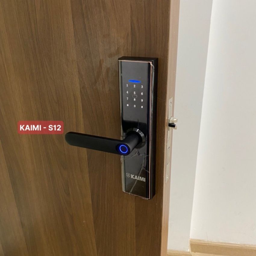 Khóa thông minh Kaimi S12 phù hợp căn hộ nhà phố văn phòng