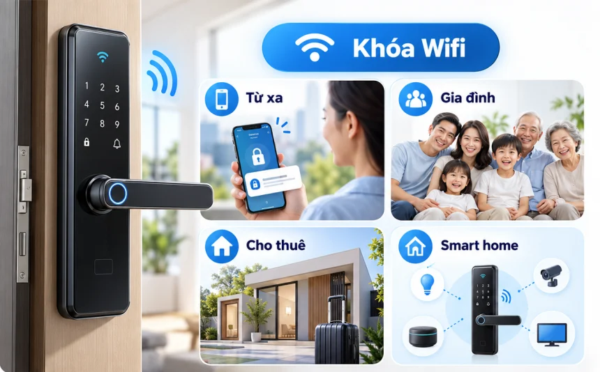 Ai nên ưu tiên khóa có App Wifi