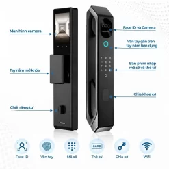 Khóa thông minh Kitos KT X7 FACE ID