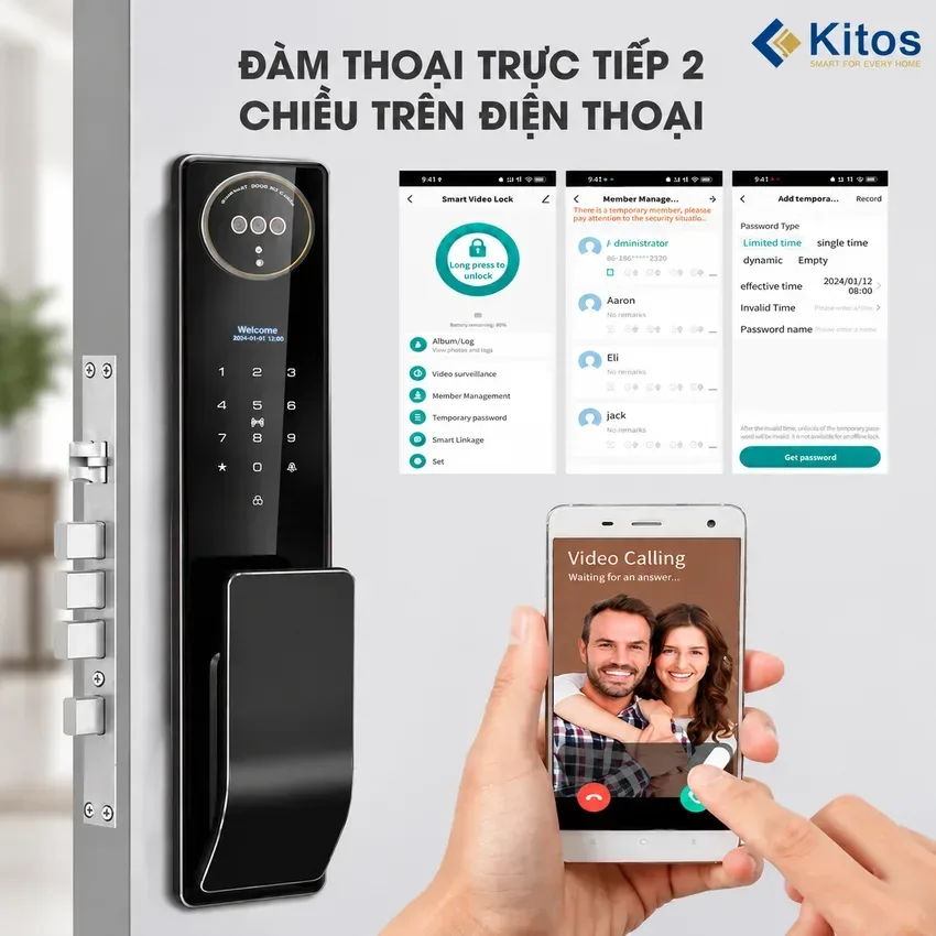 Khóa thông minh Kitos KT X8