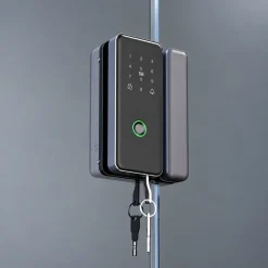 Khoá vân tay cửa kính cường lực Lizman G9 Face ID