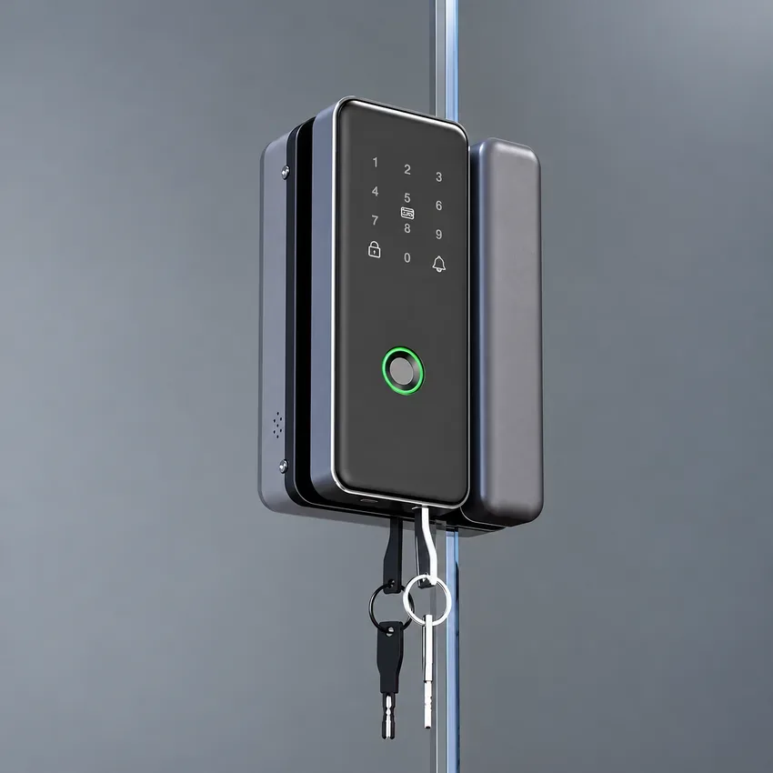 Khóa Lizman G9 Face ID với nhiều phương thức mở khoá Khóa vân tay cửa kính Lizman G9 đa dạng chức năng mở khoá