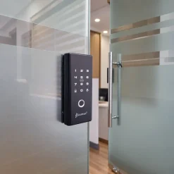 Khoá vân tay cửa kính cường lực Lizman LM-G4
