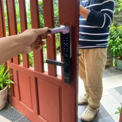 Khoá vân tay cửa nhôm hai mặt Lizman LM-LS400