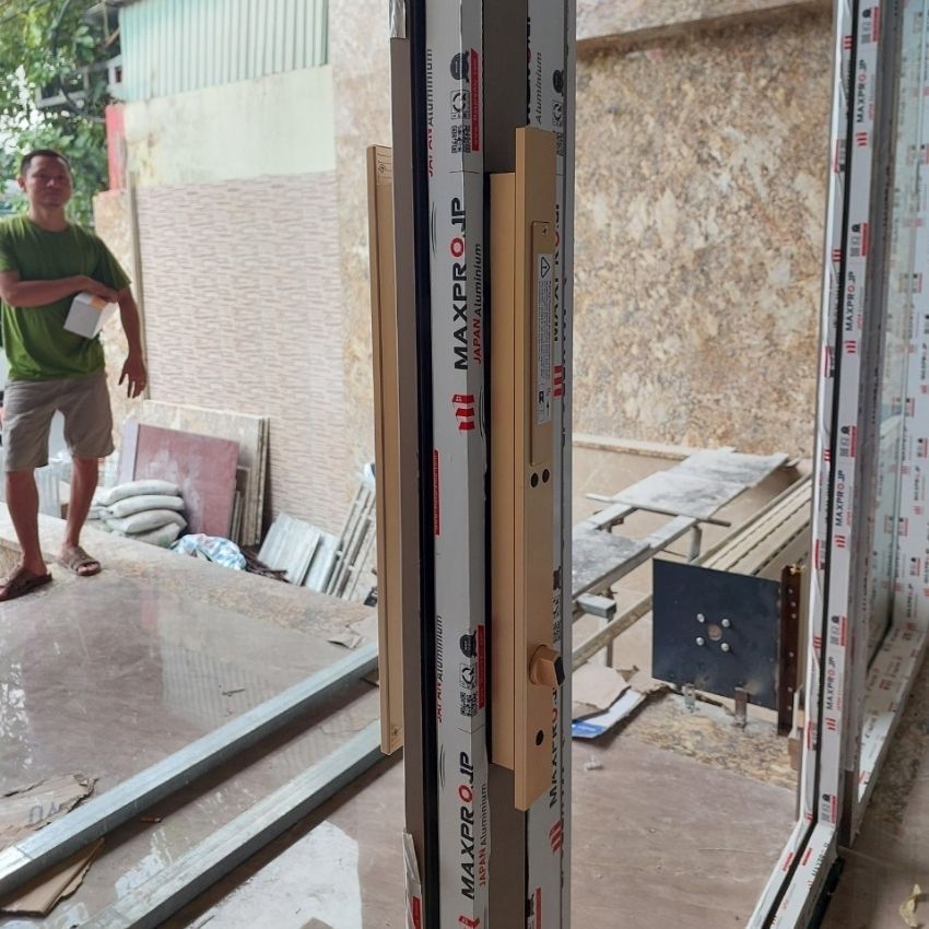 Khóa vân tay cửa nhôm Kaimi CN112