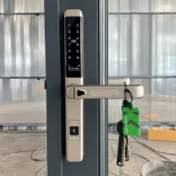 Khóa vân tay cửa nhôm Kassler KL599 LX có app wifi, chống nước