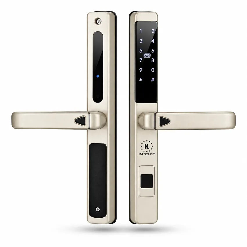 Khóa vân tay Kassler KL599 LX nhiều màu chọn lựa Khóa vân tay Kassler KL599 LX nhiều màu sắc trên nền trắng