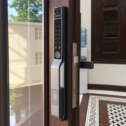 Khóa vân tay cửa nhôm Kassler KL599 VF có Face Id, App wifi
