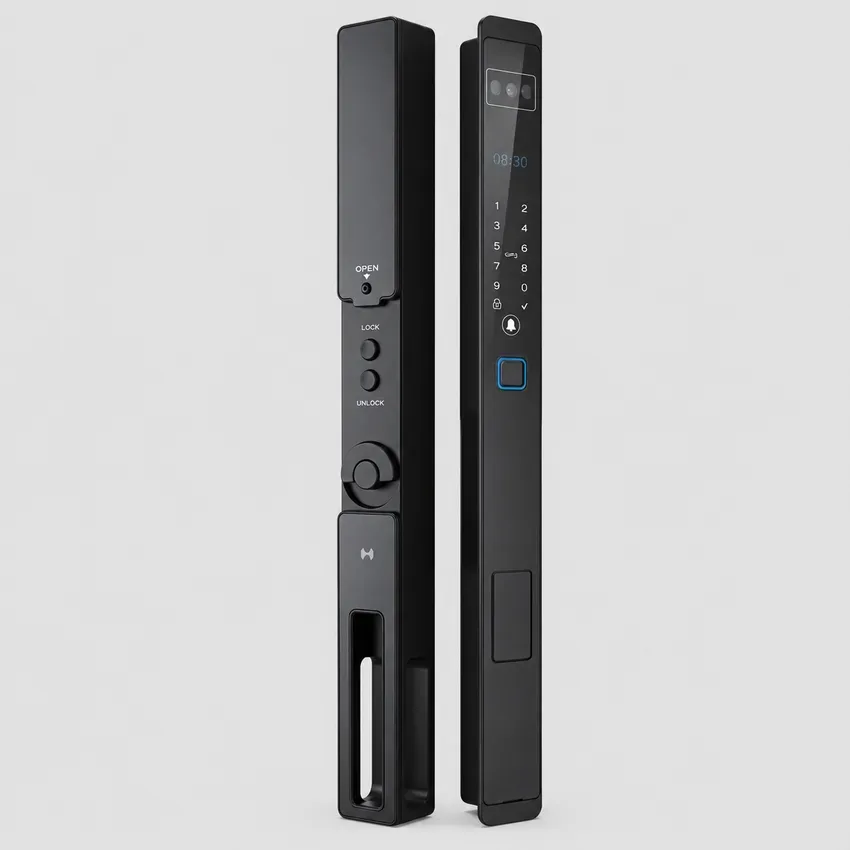 Khóa vân tay cửa nhôm Kassler KL599 VS có Face Id, App wifi