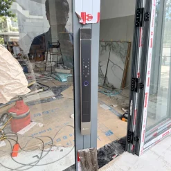 Khóa vân tay cửa nhôm Lizman D30 Face ID nhận diện tĩnh mạch bàn tay