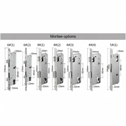 Khoá vân tay cửa nhôm Lizman LM-AL826