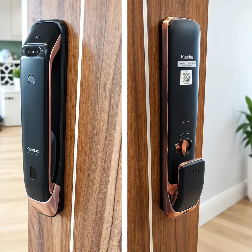 Khóa vân tay Kaadas K20F có Face ID trên cửa nhựa hoặc nhôm hệ Khóa vân tay Kaadas K20F có Face ID trên cửa nhựa hoặc nhôm hệ