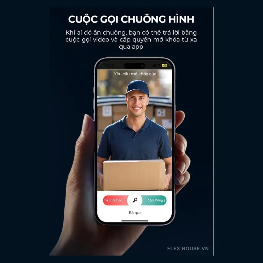 Khóa vân tay Kaadas Q9-FVP có Face ID