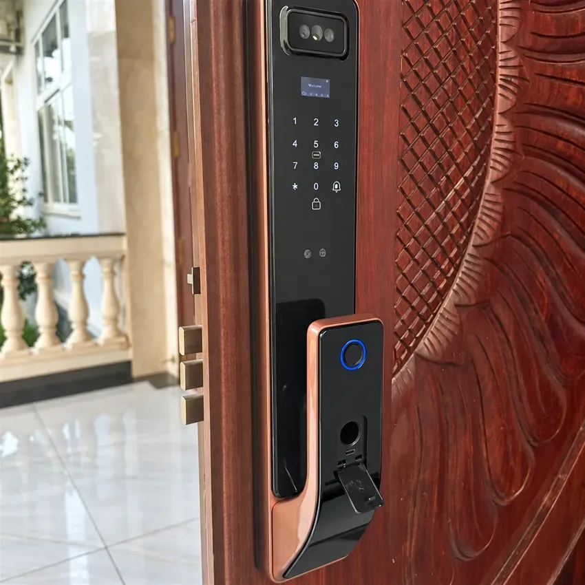 Khóa vân tay Kassler KL 828F có Face ID, App wifi