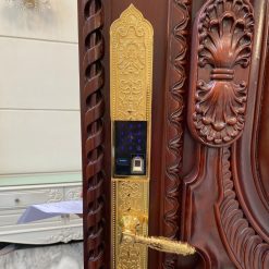 Khóa vân tay tân cổ điển cửa đại sảnh Kaimi DS104