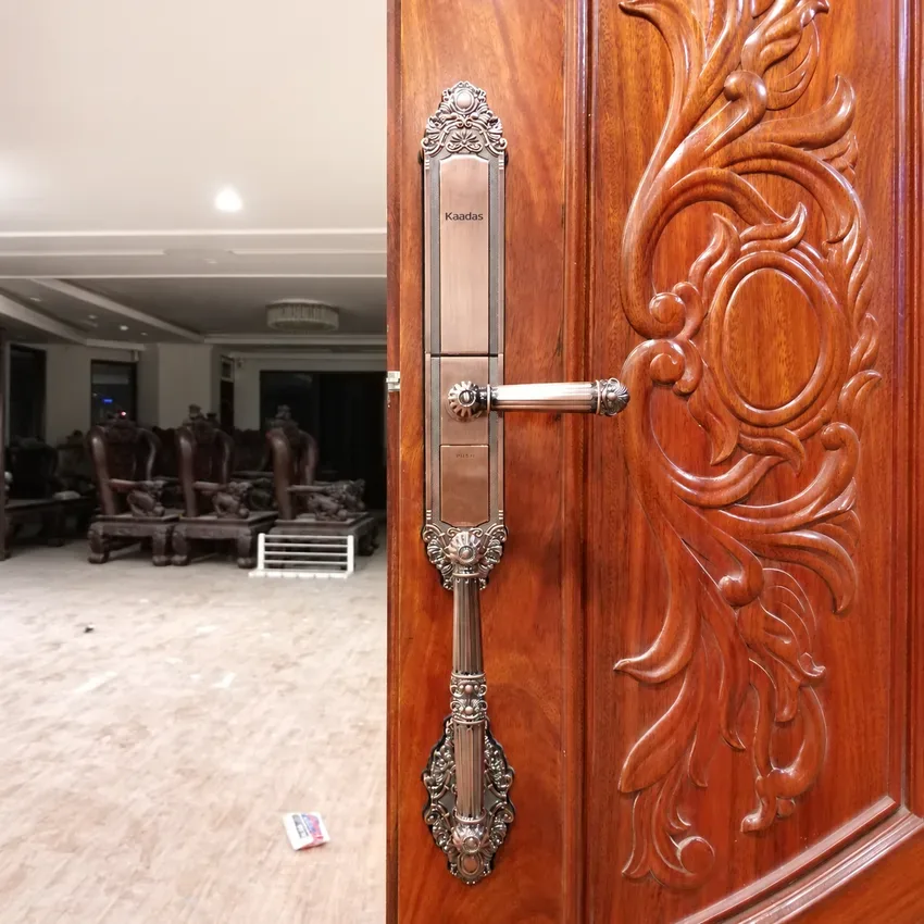 Tính năng khóa vân tay Kaadas 6001 cho cửa đại sảnh Khóa vân tay Kaadas 6001 nhiều tính năng cho cửa chính biệt thự