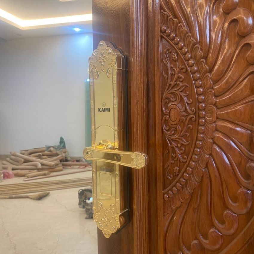 Khóa vân tay tân cổ điển Kaimi DS101 cửa đại sảnh