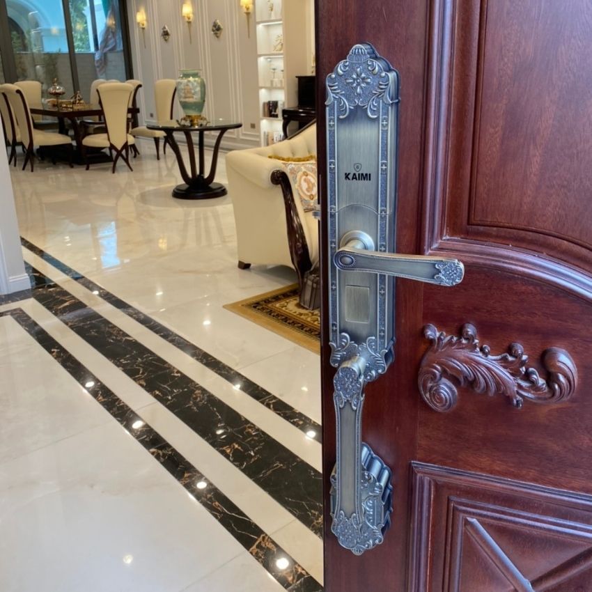 Khóa vân tay tân cổ điển Kaimi DS101 cửa đại sảnh