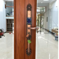 Khóa vân tay tân cổ điển Kassler KL-979R màu đồng đỏ