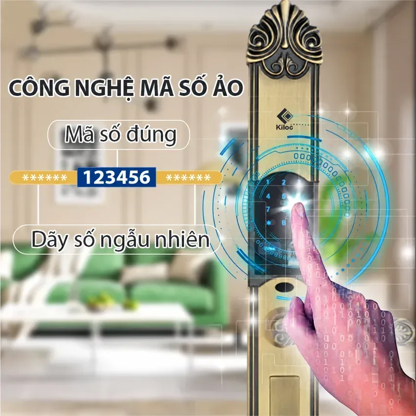 Khóa vân tay tân cổ điển Kitos KT C200
