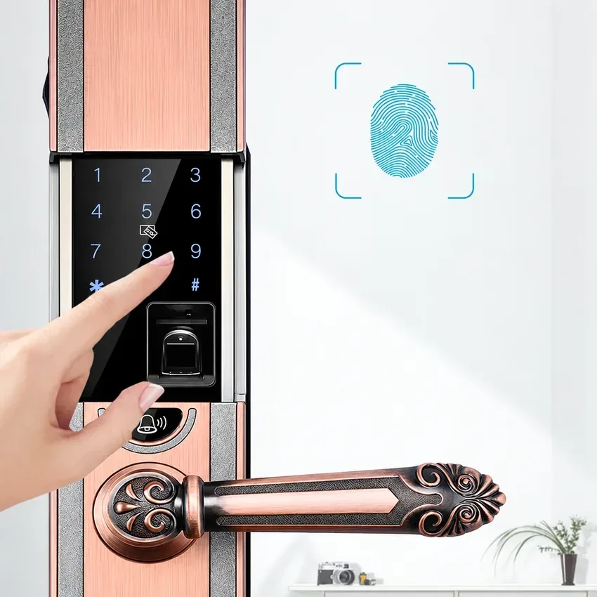 Khóa Kitos KT C500 với nhận diện vân tay nhanh nhạy Chức năng nhận diện vân tay trên khóa Kitos KT C500