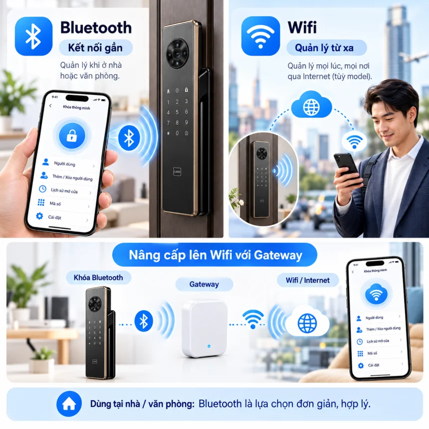 So sánh kết nối Bluetooth và kết nối qua Wifi